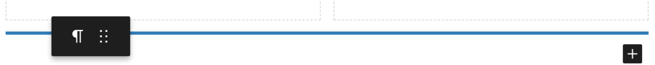 Move the block outside of the group or column